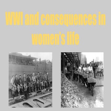 Women afer wwi