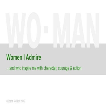 Women i-admire