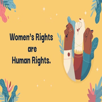 Women's rights presentation | PPT