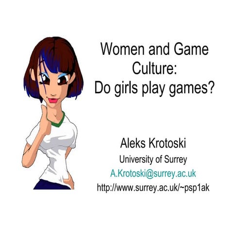 Women And Game Culture
