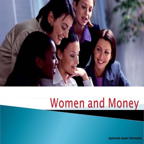 Financial Issues for Women