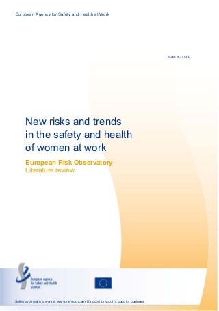 Women at work - Novos riscos e tendências da segurança e da saúde das mulheres no trabalho
