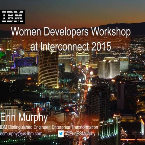 Women developers at interconnect 20150224