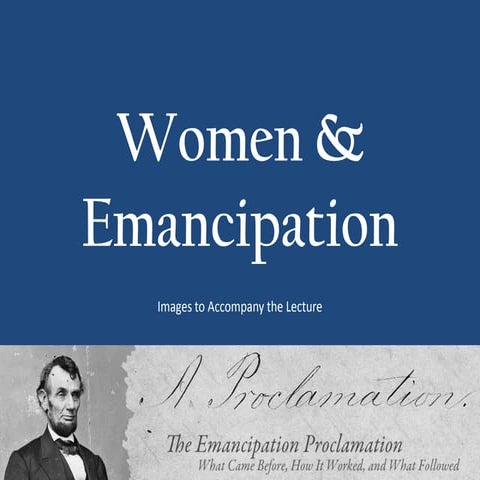 Women & emancipation