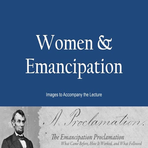Women & Emancipation