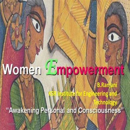 Presentation on women empowerment | PPTX