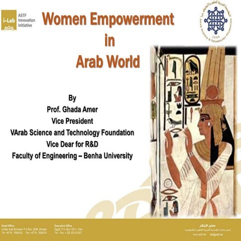 Women empowerment in arab world | PPTX