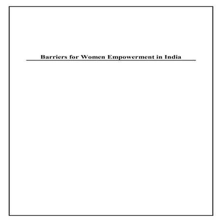 Women empowerment synopsis [www.writekraft.com]