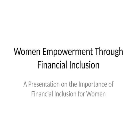women and financial empowerment in india mourya j.pptx