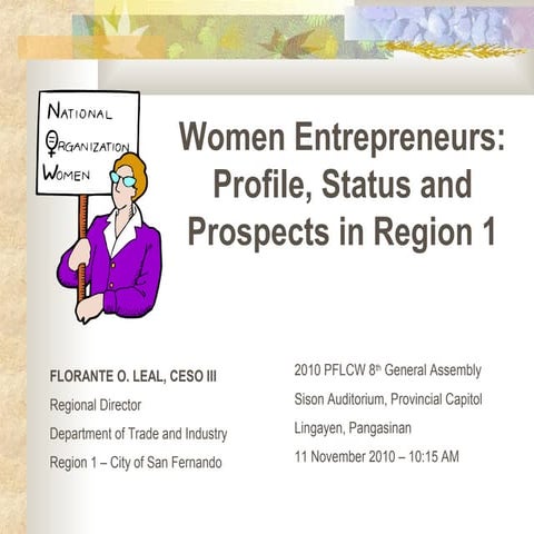 Women entrepreneurs cy2010