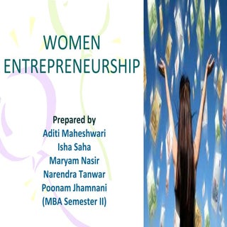 Women entrepreneurship