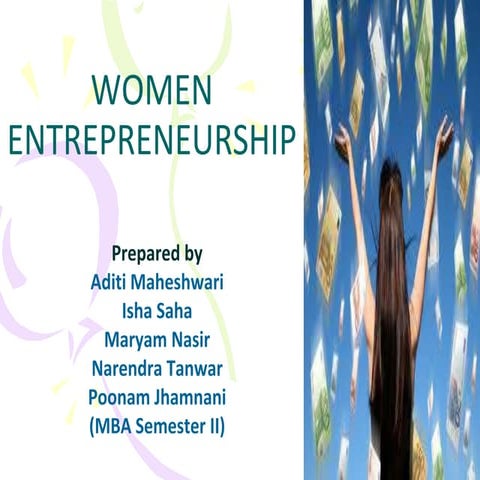 Women entrepreneurship
