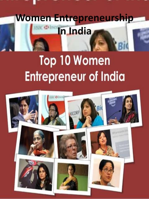 Challenges Faced By Women Entrepreneurs In India | PPT