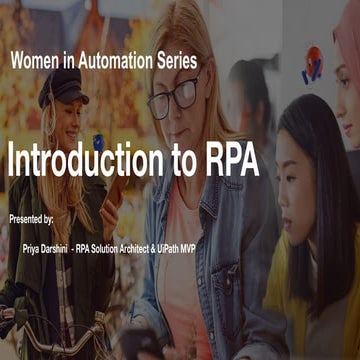 Women in Automation - Introduction to RPA