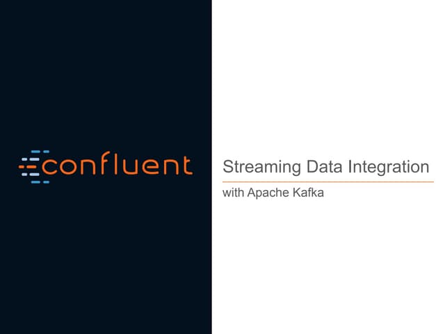 Streaming Data Integration - For Women in Big Data Meetup