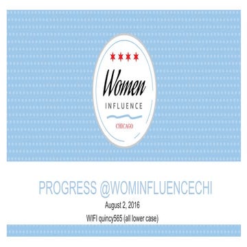 Women Influence Chicago - Sponsored by Avionos