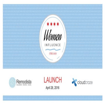 Women Influence Chicago - Kick Off Event