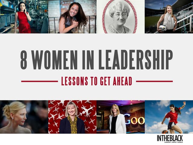 8 women in leadership 