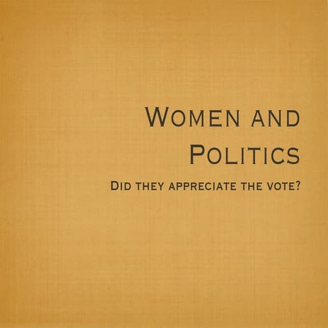Womeninpolitics1920s