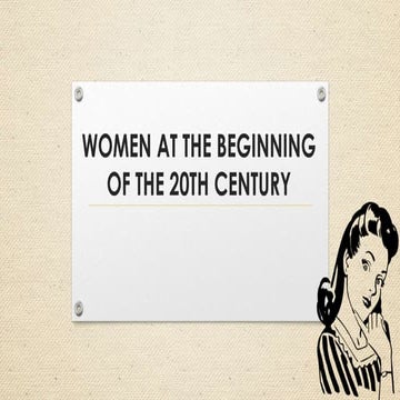 Women in the 20th 