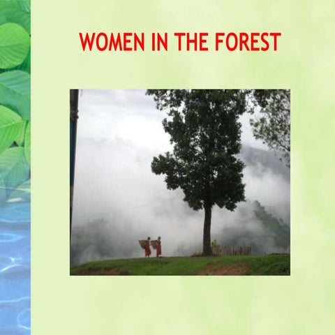 Women in the forest 