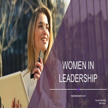 Women in Leadership (Comprehensive) PowerPoint Presentation  164 slides with ...