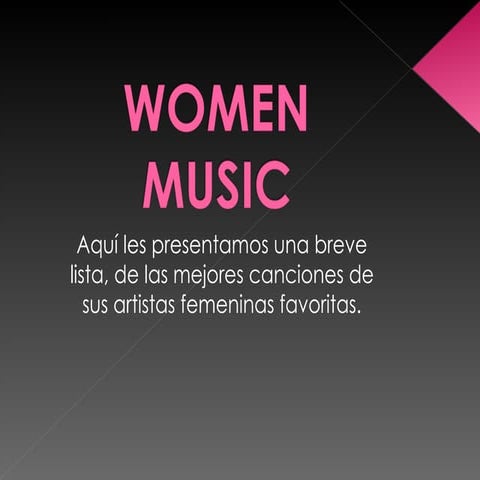 Women music