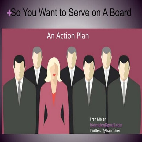 Women on Boards Action Plan