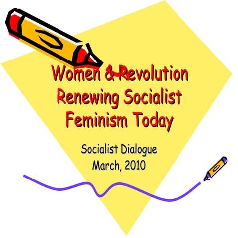 Women &amp; Revolution Socialist Dialogue