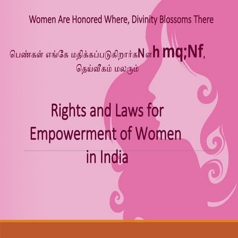 Women Rights in India according to law.ppt