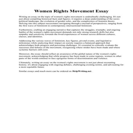 Women Rights Movement Essay.pdf