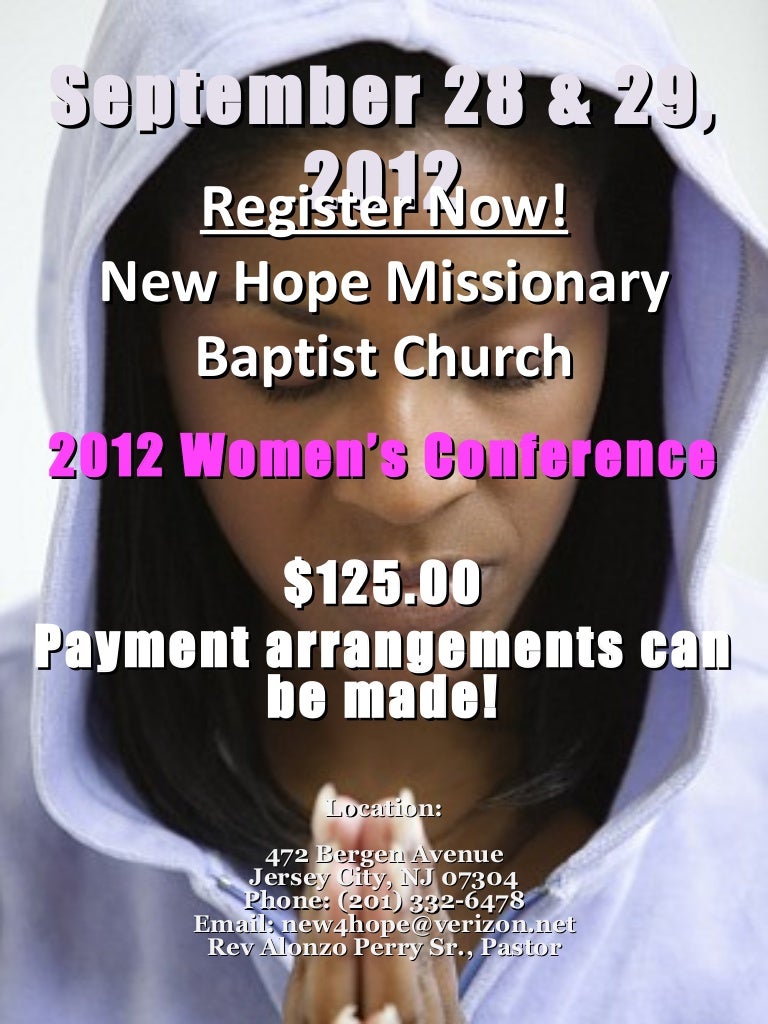 Women's 2012 Christian Conference