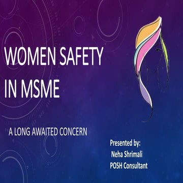 Women Safety in MSME Sector