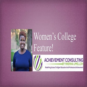 Women’s College Feature!