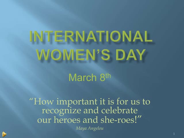 International Women's Day 2012