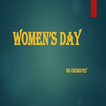 WOMEN’S DAY presentation on PowerPoint .pptx