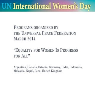 International Women's Day 2014
