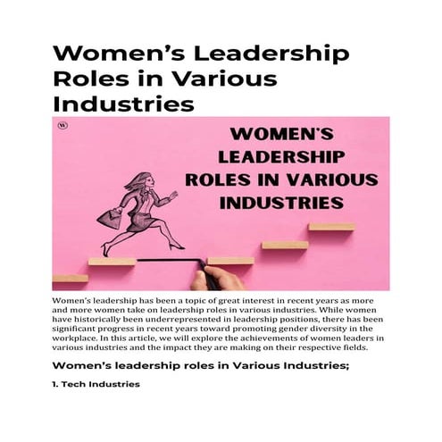 Workplace Gender Equality In The Construction Industry | PDF