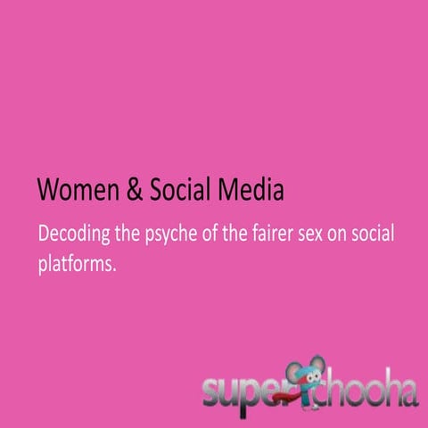 Women & social media
