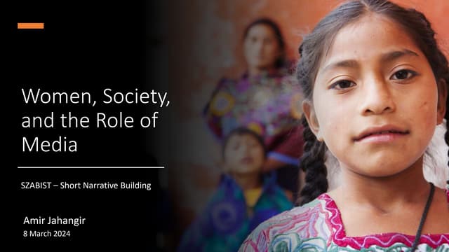 Women Society and the Role of Media in Pakistan - Visual Depections Impacting...