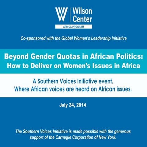 Womens political participation | PPTX
