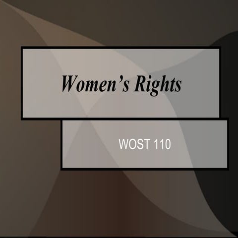 Women's rights