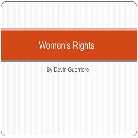 Comprehensive Presentation on Women's History Month: Celebrations, Key ...