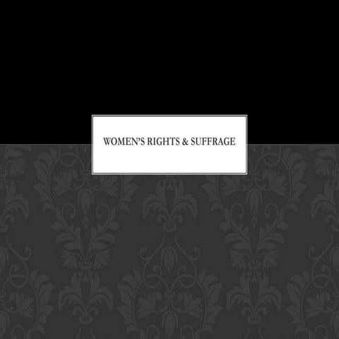 Women's Rights Movement | PPTX