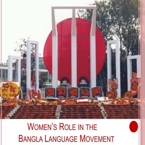 Women in Bangla Language Movement (1948-1956)