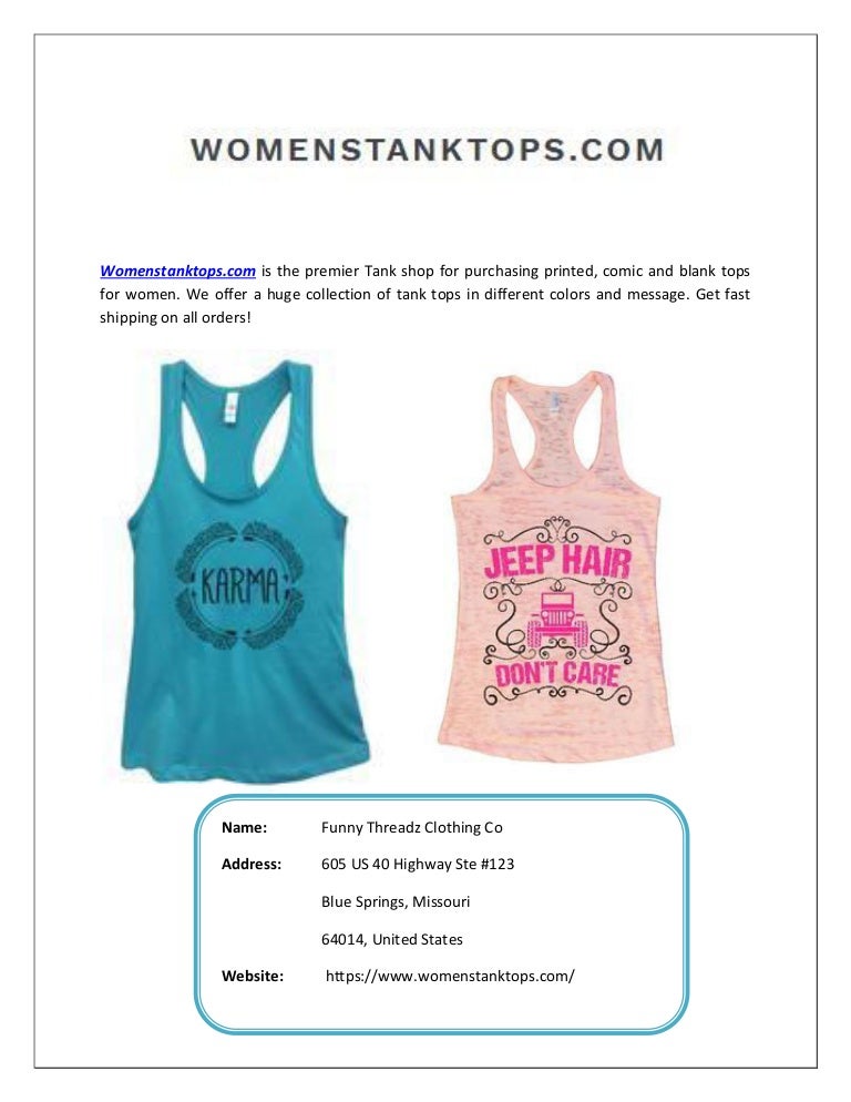 Womens tank tops