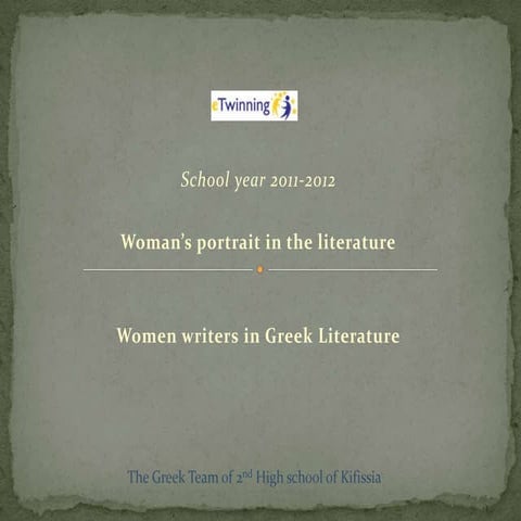 Women writers in_greek_literature