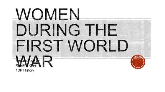 Women in World War II | PPT