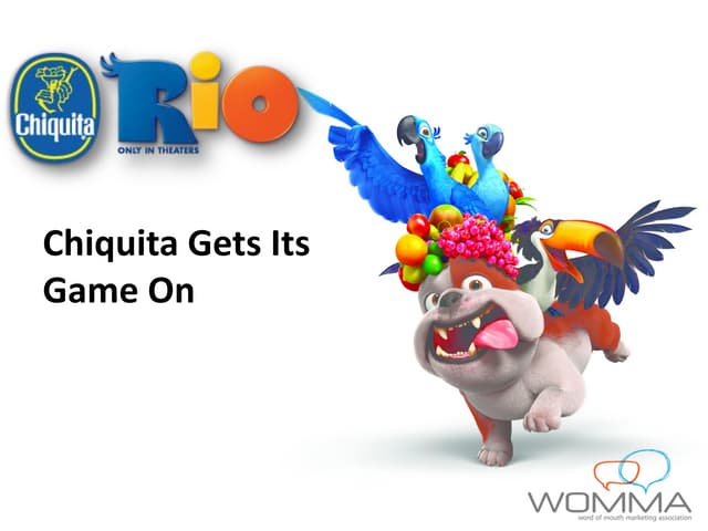 Chiquita Gets its Game On