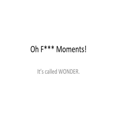 Wonder | PDF